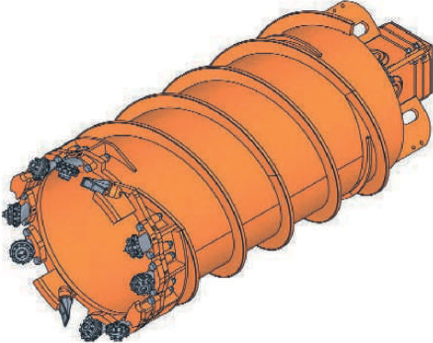 KR-RM — Roller cutters core barrel KR-RM