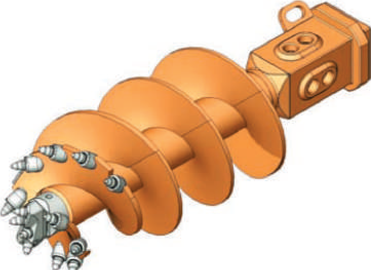 SBF-P — Tapered rock auger SBF-P
