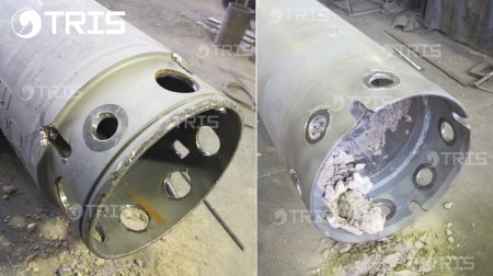 замена конусных и резьбовых втулок на обсадной трубе бауэр