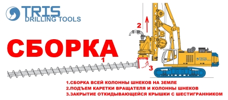 DELMAG LIEBHERR JUNTTAN CASAGRANDE КАТО SOILMEC WIRTH SANY SANDVIK ROBBINS BAUER MAIT Russia drilling tools auger bucket core barrel casings swivel drill rig hdd cfa fdp tris drilling tools Kelly bar casing трис технические ресурсы инженерного строительства трис ооо  буровой инструмент буровое оборудование буровые установки бурение келли-штанга секция пружина ремонт восстановление шнек буровой шнекобур шнек-бур ковш ковшебур ковшевый бур колонок керн колонковый бур сплошной забой кольцевой забой твердосплавный зуб пластина плоский зуб
