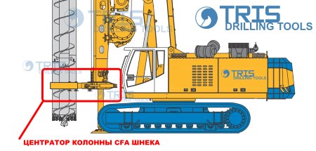 центратор колонны шнеков cfa колоны bauer casagrande